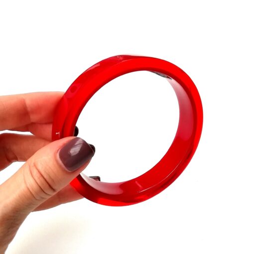 Bracelet Red Flat (Width 15mm ) - Image 4