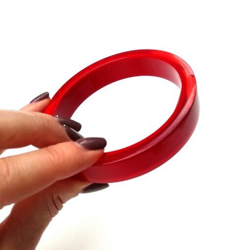 Bracelet Red Flat (Width 15mm ) - Image 3