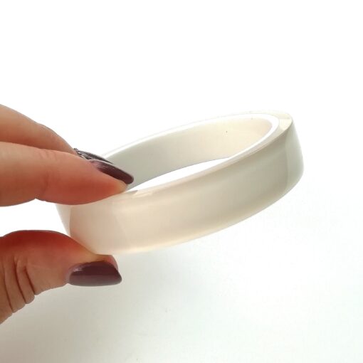 Bracelet White Flat Width 15mm - Image 5