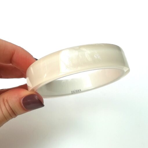 Bracelet White Flat Width 15mm - Image 4