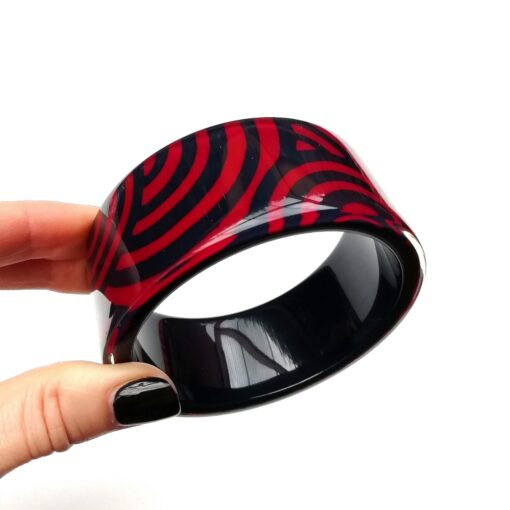 Bracelet Red Black (Size Large) - Image 2