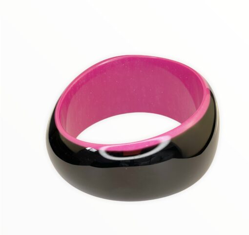 Bracelet Black and Pink (Size L) 40 mm