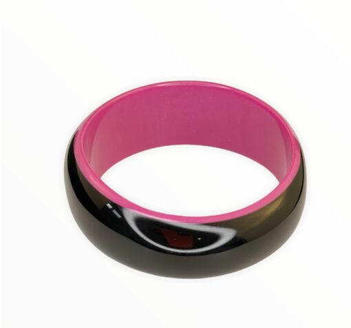 Bracelet Black and Pink (Size M) 25 mm