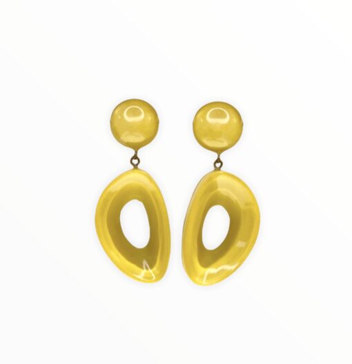 Earrings Mustard