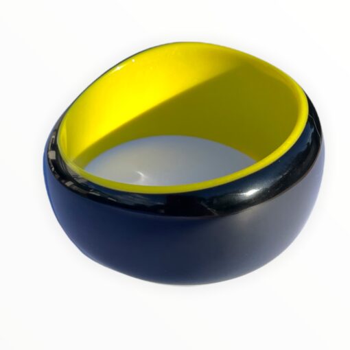 Bracelet Black and Yellow (Size M) 40 mm