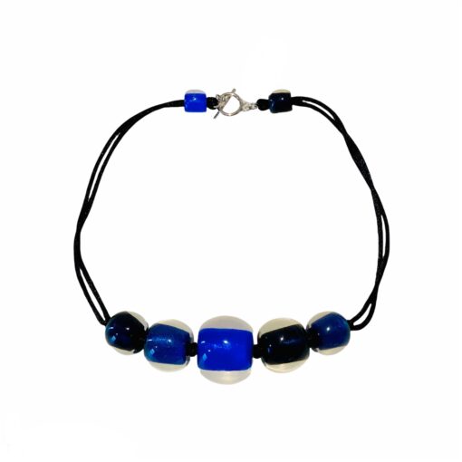 Necklace Midnight Blue T-Bar Bead Size 1-3 (52cm)