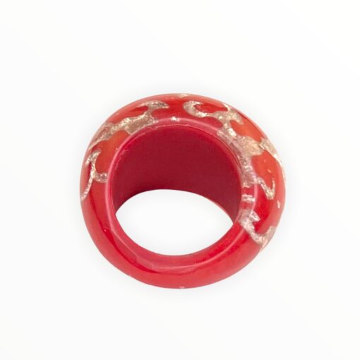 Ring Red and Silver - Image 3