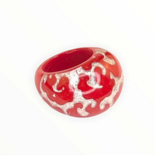 Ring Red and Silver - Image 2