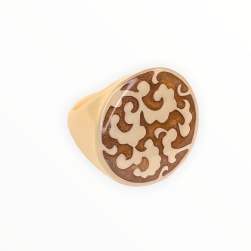 Ring Cream and Bronze - Image 2